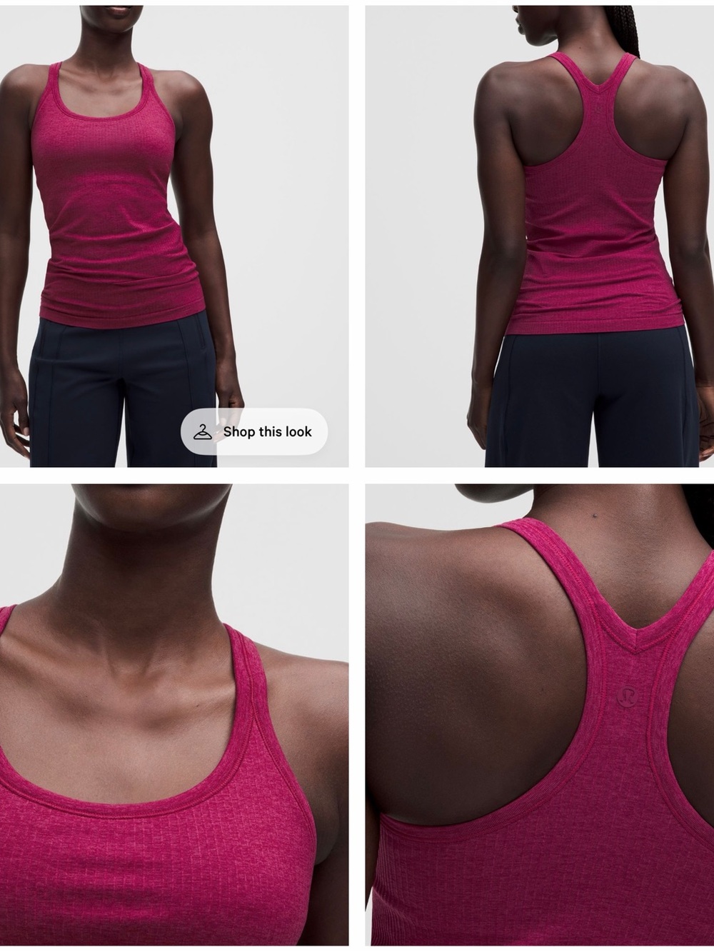 lululemon athletica Women's Tank Top in Deep Berry
